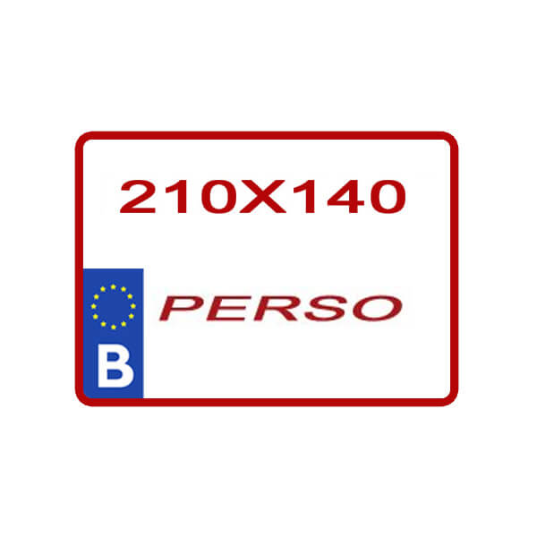 copie de plaque immatriculation belge personnalisé(520×110)