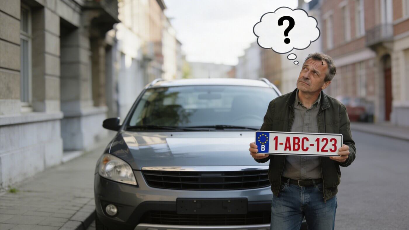 plaque avant obligatoire ou non