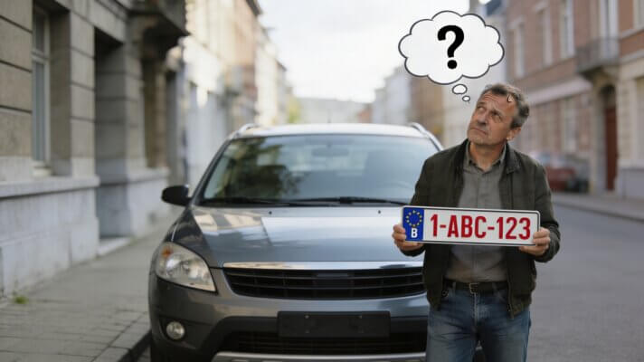 plaque avant obligatoire ou non