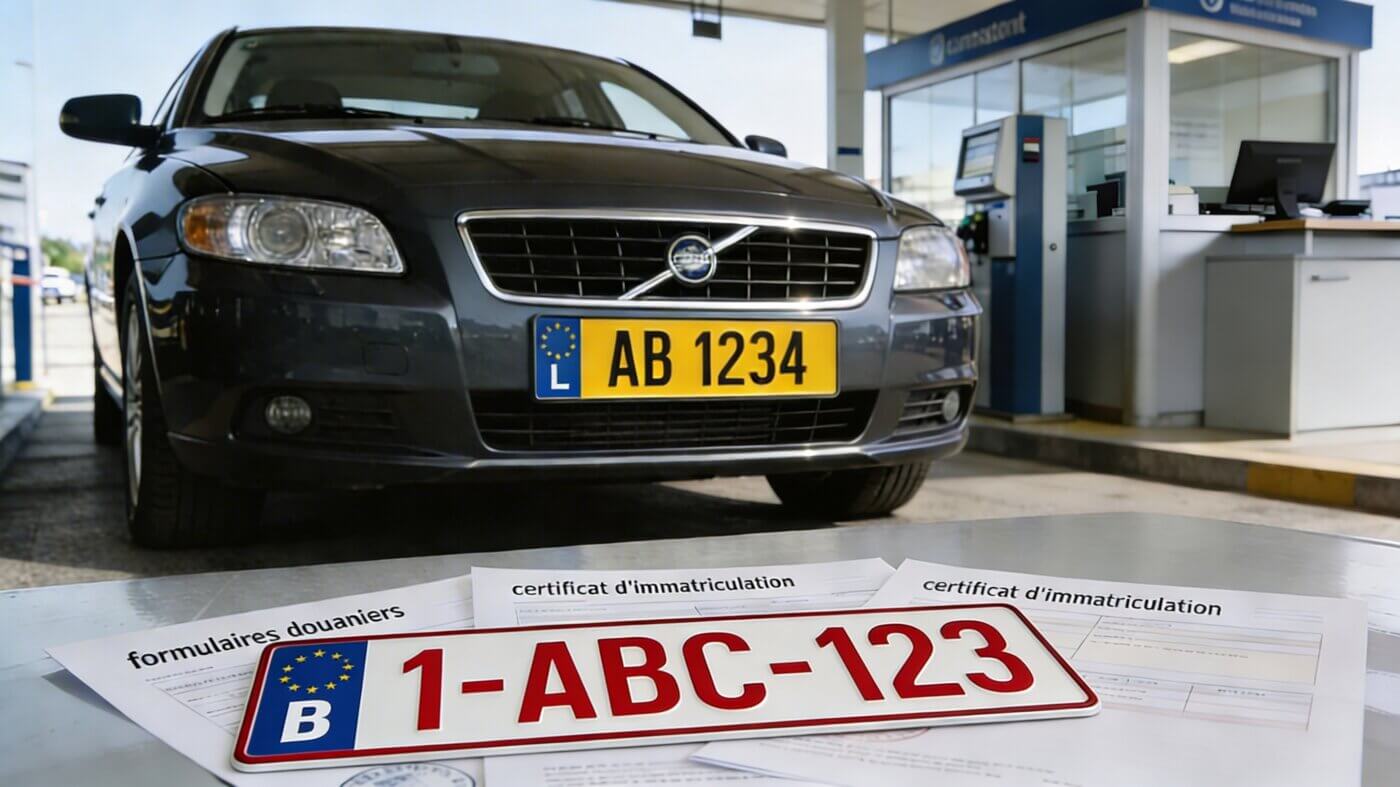 dédouanage Luxembourg Belgique