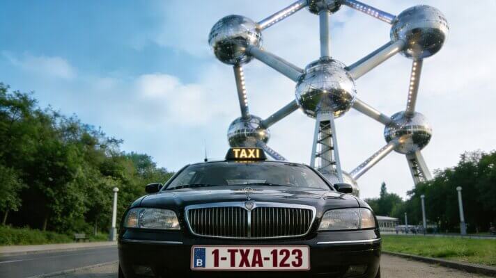 Plaque taxi TX en belgique