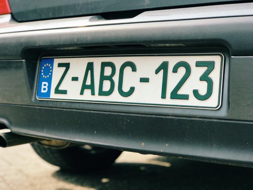 Plaque Z pour les voitures marchandes
