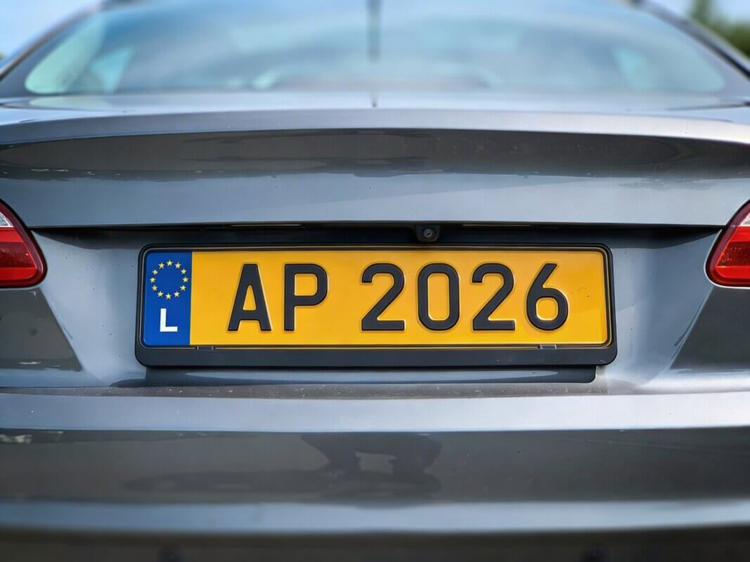 Plaque personnalisée Luxembourgeoise